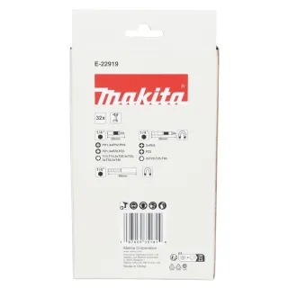 Комплект битове Makita Impact Black E-22919/ 32 бр.