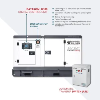 Авариен генератор за ток KOENNER-SOEHNEN KS 35-3BES/ 35 kVA