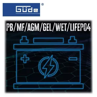 Автоматично зарядно за акумулатори GUDE GAB 12V/6V-4A/ 6/12V