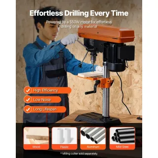 Настолна бормашина VEVOR DP25013B/ 550W Настолна бормашина VEVOR DP25013B/ 550W
