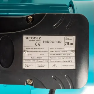 Хидрофор Detoolz DZ-HD1002-G01/ 1.1 kW/ 50л