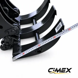 Механична щипка за мини багер CIMEX CHE12RS-MG/ 5 зъба