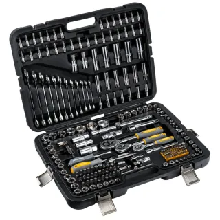 Комплект тресчотки, вложки (гедоре) POWERMAT PM-ZKNB-216SU-PRO/ 216 части 1/2