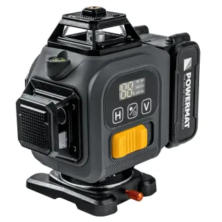 Лазерен нивелир със зелен лъч Powermat PM-PLK-4DM3/ 40 м
