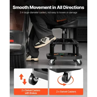 Автомонтьорски стол VEVOR 9022/ 136 кг Автомонтьорски стол VEVOR 9022/ 136 кг