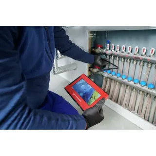 Комплектът за инспекция на тръби ROTHENBERGER ROCAM MINIHD MODUL 20/16 SET EU AMP