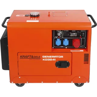 Дизелов генератор KraftDele KD3241/ 7kW/ 230V/400V + ATS