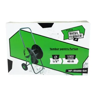 Количка за градински маркуч Micul Fermier MF-IR3050-G01/ до 45 м