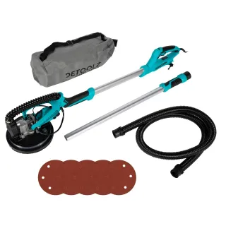 Жираф за шлайфане на стени и тавани Detoolz DZ-C200/ 750W/ Ø215 мм