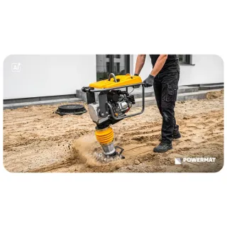 Бензинова трамбовка Powermat PM-SUS-80TLC/ 6.5 к.с./ 13kN