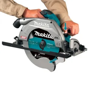 Акумулаторен циркуляр Makita HS011GT201/ 40V/ 2x5.0Ah