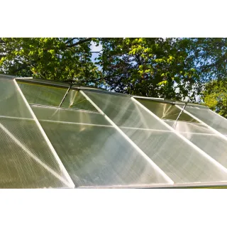 Оранжерия поликарбонатна със стоманена основа PROTECO 6221SK430PRE/ 4.32 x 2.54 м