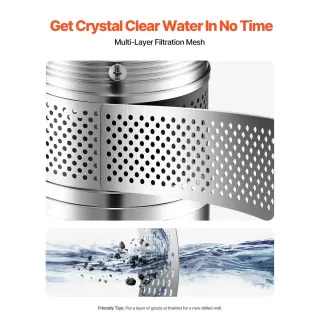 Потопяема помпа за дълбоки кладенци VEVOR 4SDM2/12/ 1100W Потопяема помпа за дълбоки кладенци VEVOR 4SDM2/12/ 1100W