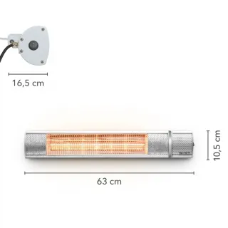 Инфрачервен отоплител TROTEC IR 2050/ 2000W