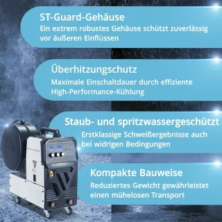 Заваръчен апарат STAHLWERK MIG/MAG 270 Pulse Pro/ 400V/ 270A