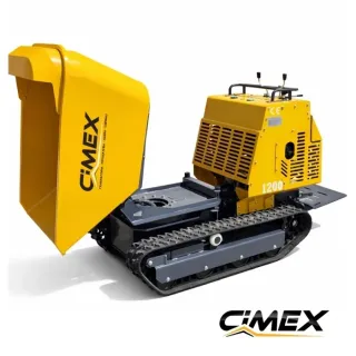 Верижен мини дъмпер с реверсивна кофа CIMEX WB-1200R/ 1200 кг/ 15 к.с.