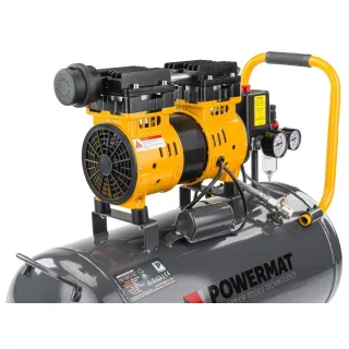 Безмаслен монофазен компресор Powermat PM-KBO-50T/ 2.8 kW/ 50 л
