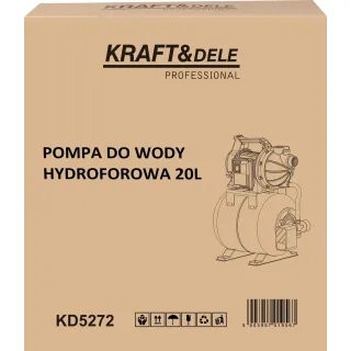 Хидрофорна водна помпа KraftDele KD5272/ 1200W/ 20 л