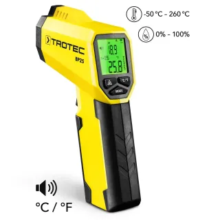 Инфрачервен термометър / пирометър TROTEC BP25/ 1 mW