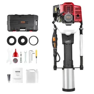 Моторен набивач на колове VEVOR JH-95-2/ 52cc