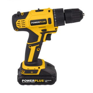 Акумулаторна бормашина POWER PLUS POWX0069LI / 18V, 2 x 1.5 Ah