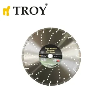 Сегментиран диамантен диск Troy T 27135 за бетон и др. 350 мм