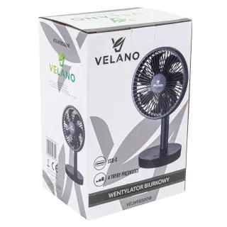 Настолен вентилатор Velano VELWEBS0018/ 5V/ 4Ah Настолен вентилатор Velano VELWEBS0018/ 5V/ 4Ah