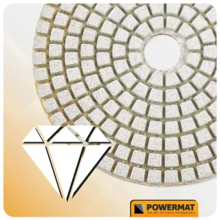 Диамантен полиращ диск Powermat PM-DTS-1051T/100 мм/ P150
