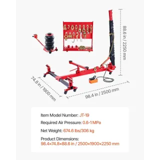 Инструмент за изправяне на каросерии на автомобили с крик VEVOR JT-20/ 6 т Инструмент за изправяне на каросерии на автомобили с крик VEVOR JT-20/ 6 т