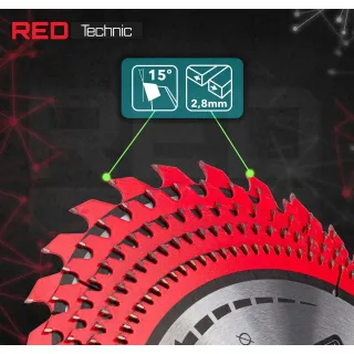 Комплект дискове за дърво RED TECHNIC RTZTWD0082/ 5 бр./ 255 мм Комплект дискове за дърво RED TECHNIC RTZTWD0082/ 5 бр./ 255 мм