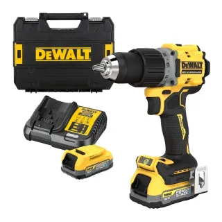 Винтоверт акумулаторен DeWALT DCD800E2T/ 18 V/ 1.7 Ah/ 90 Nm