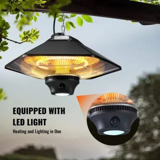 Инфрачервен отоплител VEVOR SHL-2000BR/ 2kW Инфрачервен отоплител VEVOR SHL-2000BR/ 2kW