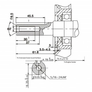 Бензинов двигател 6.5 к.с CIMEX G200