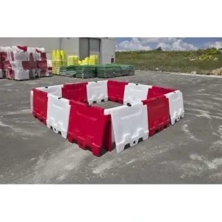 Пътна преграда TEKCNOPLAST NJ70/1I бял