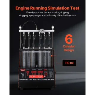 Тестер за почистване на горивни инжектори VEVOR VT180/ 70W