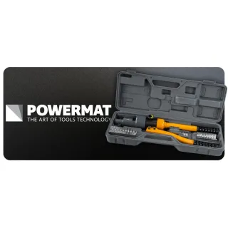 Хидравлична преса за кримпване с 14 матрици POWERMAT PM-ZHDK-6300T/ 12т/ 6-300 мм² Хидравлична преса за кримпване с 14 матрици POWERMAT PM-ZHDK-6300T/ 12т/ 6-300 мм²