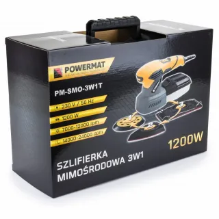 Ексцентършлайф 3в1 POWERMAT PM-SMO-3W1T / 1.2 kW