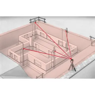 Ротационен лазерен нивелир Laserliner Cubus 110 S Set 150 cm