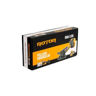 Акумулаторен ъглошлайф ROTOR RAG-2.6A/ 21V/ 2,6Ah/ 125 мм