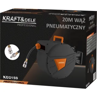 Автоматична макара KraftDele KD2159/ 20 м + 2 м