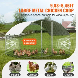 Метална клетка за малки животни VEVOR ACR322/ 3x1.97x1.99 м Метална клетка за малки животни VEVOR ACR322/ 3x1.97x1.99 м