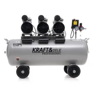 Компресор за въздух KraftDele KD1397/ 3x1500W/ 100 л Компресор за въздух KraftDele KD1397/ 3x1500W/ 100 л