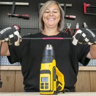 Електрически пистолет за горещ въздух Power Plus POWX1026/ 2,3kW