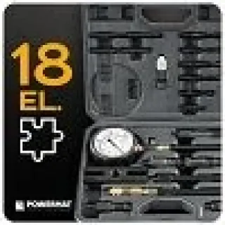 Комплект за тестване на компресия на дизелови двигатели Powermat PM-MCSD-16T/ 16 части