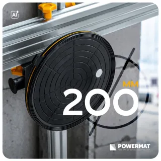 Система за ръчно пренасяне на широкоформатни плочки Powermat PM-RDPP-150M/ 150 кг Система за ръчно пренасяне на широкоформатни плочки Powermat PM-RDPP-150M/ 150 кг