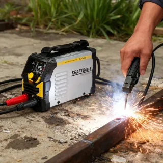 Инверторен заваръчен апарат KraftDele KD3430/ 330A Инверторен заваръчен апарат KraftDele KD3430/ 330A