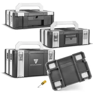 Комплект кутии за инструменти с платформа STAHLWERK 6969/ 3 бр.