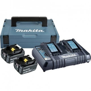 Стартов комплект 2x Makita BL1850B и зарядно Makita DC18RD