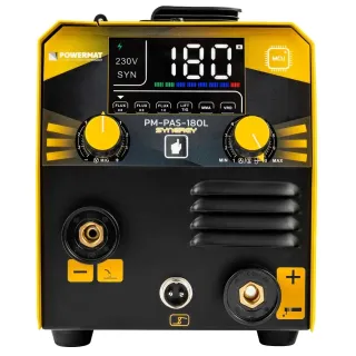 Инверторният заваръчен апарат Powermat PM-PAS-180L/ 180А Инверторният заваръчен апарат Powermat PM-PAS-180L/ 180А