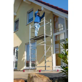 Многофункционална система скеле-стълба KRAUSE 3 в 1 CORDA 916273/ 4.85 м